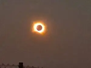 El eclipse de sol como yo lo vi.